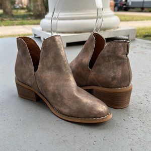 Corkys Boutique Gold Sparkle Wayland Booties